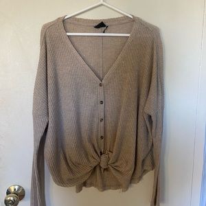 Urban outfitters (Out From Under) waffle shirt-size S